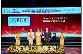 Công ty Cổ phần BuBi Việt Nam vinh dự lọt top 10 “Thương Hiệu Hàng Đầu Việt Nam - Vietnam Top Brand 2022”